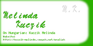 melinda kuczik business card